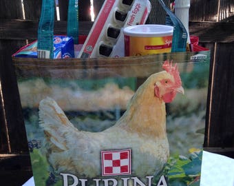 Chicken Feed Sack Tote