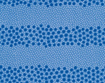 Jane Sassaman Gone Dotty Periwinkle fabric 1 yard