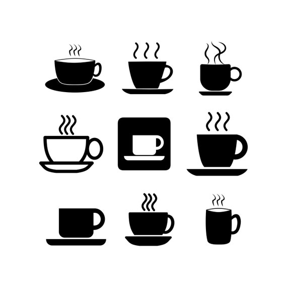 Download Coffee mug cup Svg Cut files for Cricut Silhouette cameo files