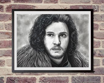Art print limited edition - Jon Snow