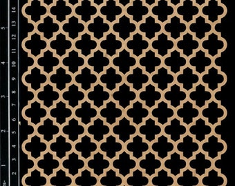 Scrapaholics Chipboard - Quatrefoil Panel