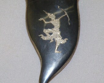 1950s SIAM Silver Brooch