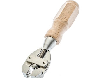 Wire Holding Twisting Hand Vise Wooden Handle