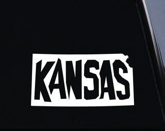 Kansas State Decal (Design #1) Vinyl Die-Cut Decal (cd-p-10102)