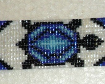 Turtle Totem Beade Cuff Bracelet