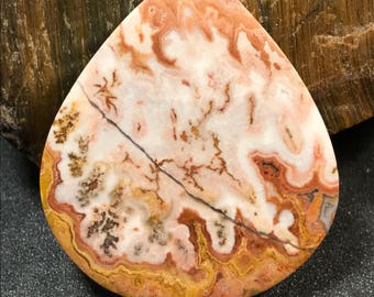 Rosetta Lace Agate Cabochon