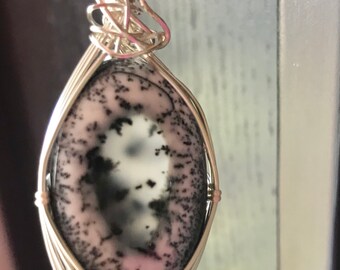 Dendritic Agate Pendant