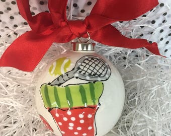 Tennis Ornament