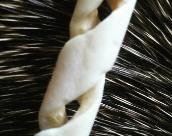 Gift for Dad - Luck & Love Charm - Engraved Raccoon Baculum - Hand Carved Raccoon Penis Bone - Fertility Charm - Gambler Gift - Unique Gift