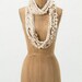 Crochet Pattern - Boho Chic Infinity Scarf/ Crochet Chunky Necklace