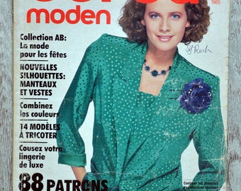 Burda Moden October 1985 magazine