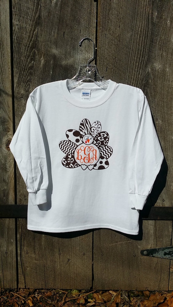 SUPER Cute Turkey Tee - SHORT Sleeve or LONG Sleeve!