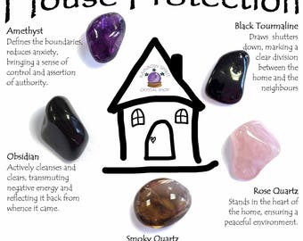 House Protection Crystal Set