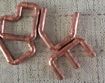 Copper pipe letters 'LOVE' REDUCED PRICE