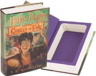 Hollow Book Safe - Harry Potter and the Goblet of Fire by J.K. Rowling (Magnetic Closure)