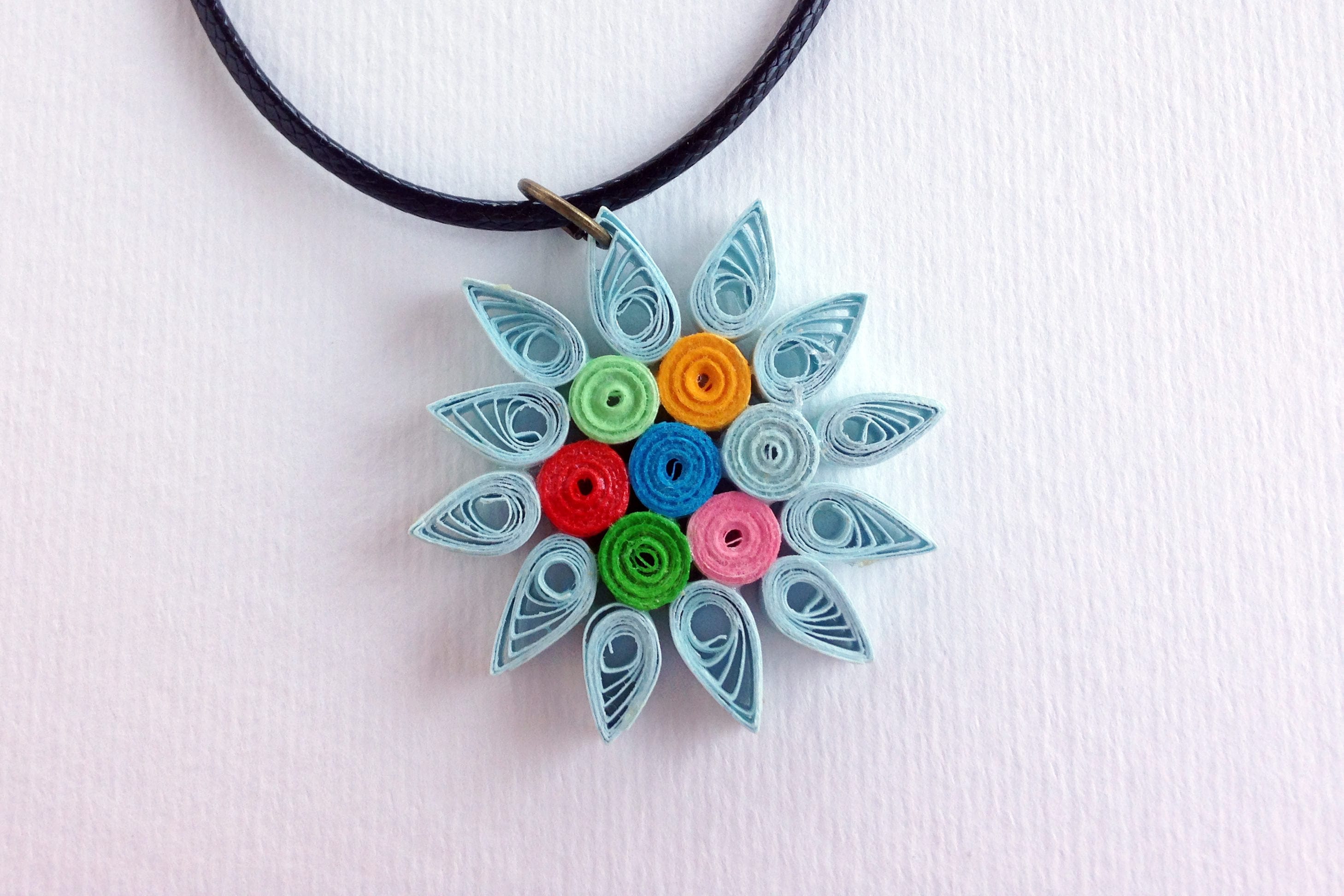 Paper Quilled Necklace Paper Quilling Jewelry Quilled