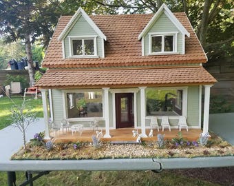 hand crafted one of a kind dollhouse