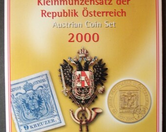 2000 Austria Mint Set Only 75,000 Produced