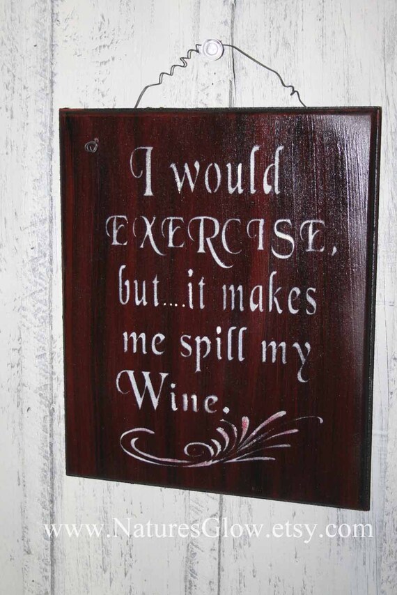 Wine Sign Funny Lover Gift Kitchen Decor