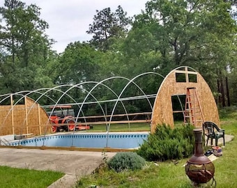 Greenhouse hoop house greenhouse metal frame kit
