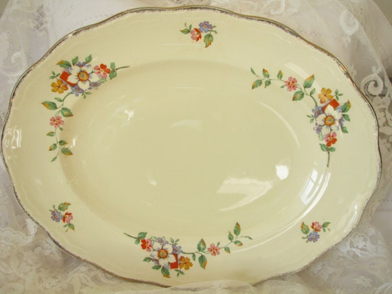 Vintage Alfred Meakin Dish Oval vintage platter Raynham