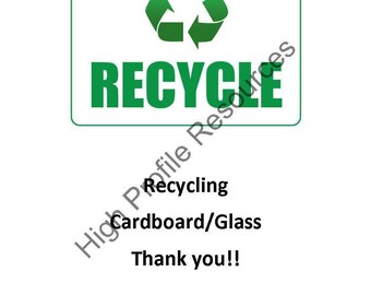 Recycling Bin Label