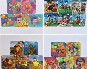 Nickelodeon Bubble Guppies, Paw Patrol, Wonder Pets OR Team Umizoomi Refrigerator Magnets, Birthday Party Favors, Nick Jr. Magnet Free Offer