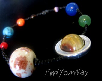 Beaded Solar System Bracelet