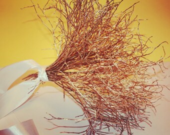 GOLD Blueberry Bushes for floral design, ECO Bushes, Gold Blueberry Bushes, HOME decor, Craft projects, Table decoration, Wedding decoration