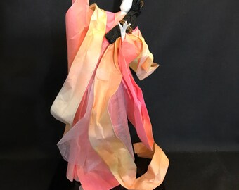 Japanese washi paper doll , heavenly nymph, Washi Ningyo