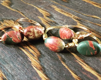 Picasso Jasper Ring
