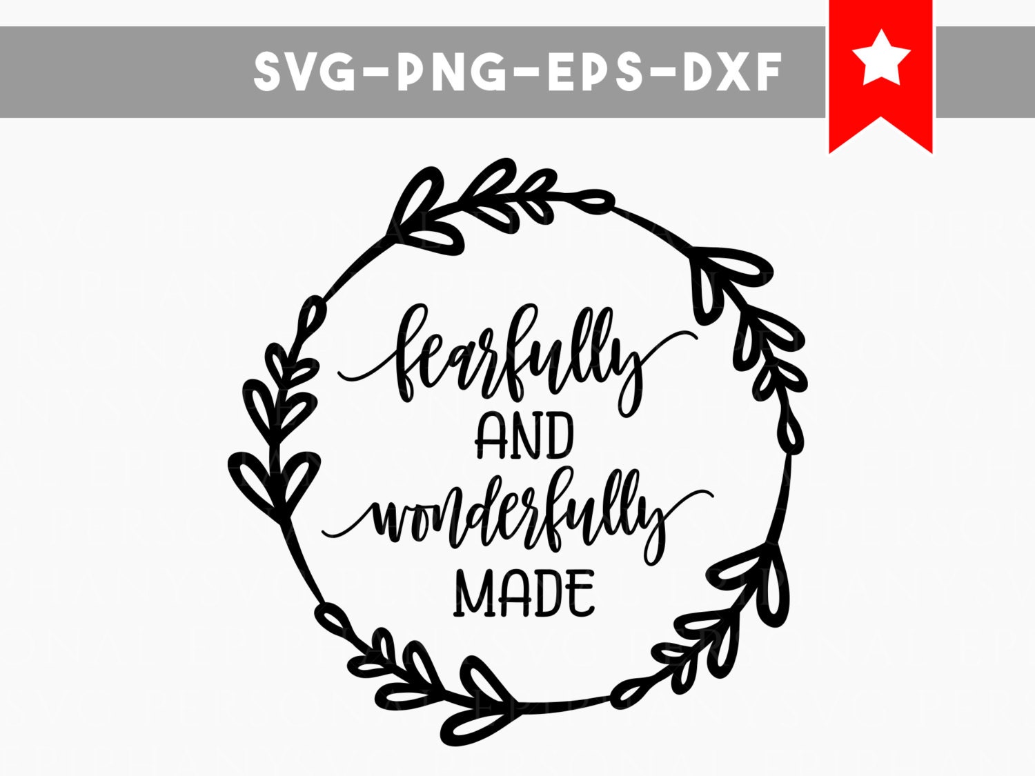 Download fearfully and wonderfully made svg bible verse svg scripture