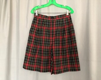 Plaid Shorts Vintage Karen Scott Women's size 10