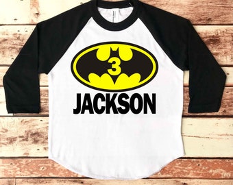 etsy batman birthday shirt