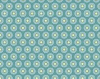 Quiltsy Destash Party Riley Blake Penny Lane Starburst Fabric in Blue