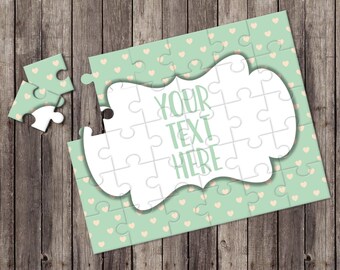 Create Your Own Puzzle - Pregnancy Announcement - Custom Puzzle - Personalized Puzzle - Announcement Ideas - Wedding Announcement - CYOP0204