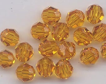 You asked for them and I found them! Twelve Swarovski art. 8502 - 8 mm - topaz