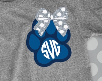 Paw SVG, Cat Paw svg, svg, tigers svg, cougars svg, wildcats svg, panthers svg, bobcats svg, shortsandlemons, svgs, svgs, dxf