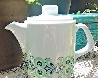 Vintage Teapot Austria Ceramics Lilien Porzellan Mid Century Teapot