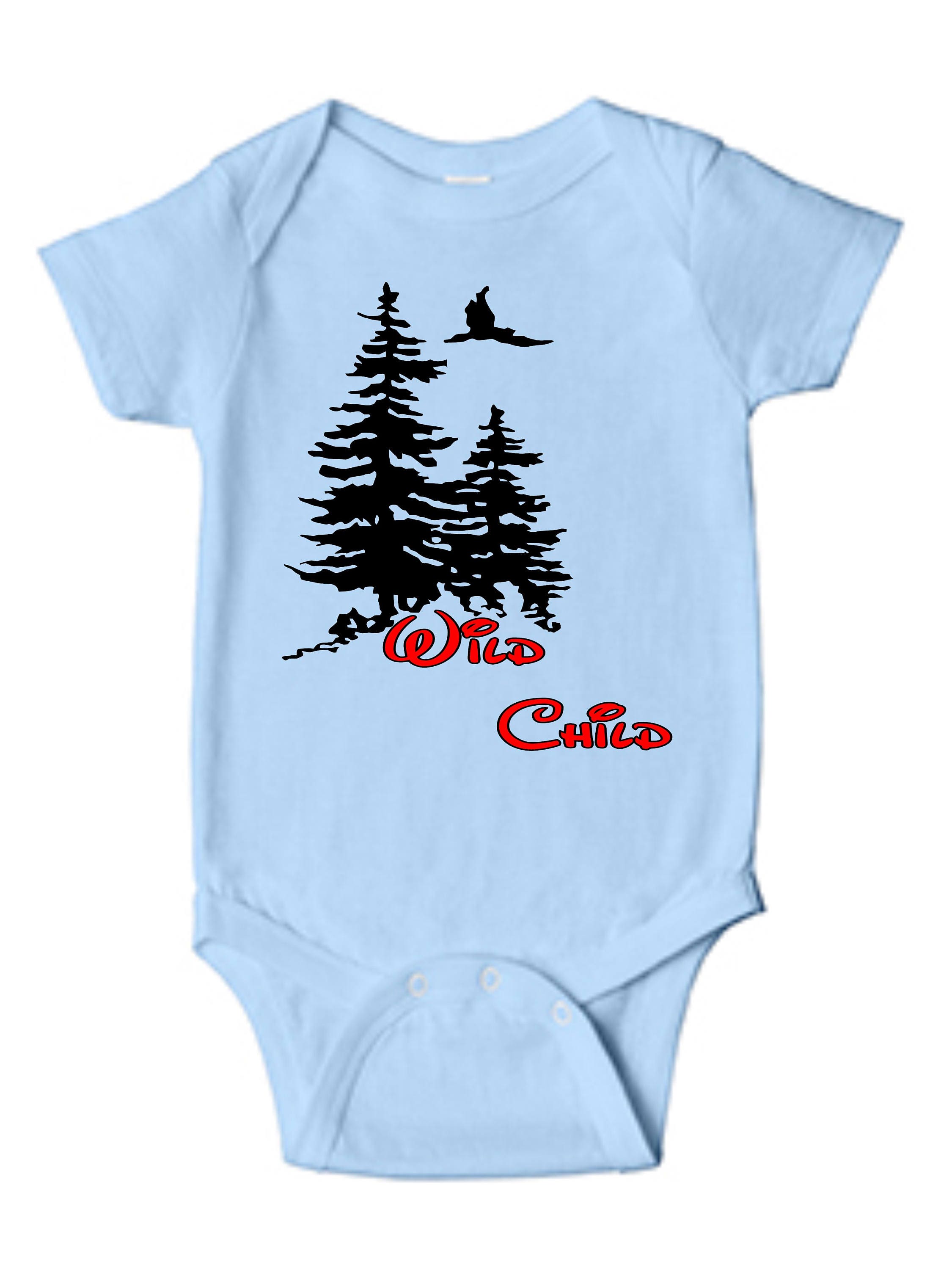 Wild Child Infant Bodysuit Hunting Wild Child Baby One Piece