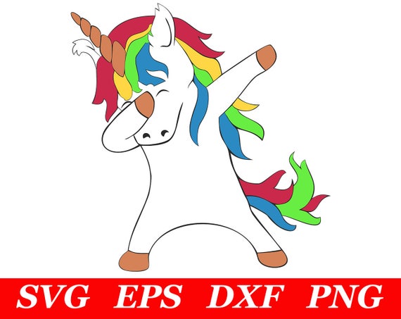 Download Dabbing Unicorn SVG Cricut Silhouette File Dab Unicorn Clipart