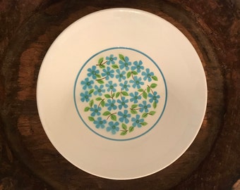 Vintage Mikasa Duplex by Ben Seibel Clear Day Retro Flower 9 Inch Vegetable or Serving Bowl | 2514