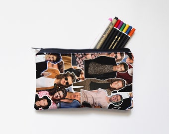 Harry Styles One Direction Zipper Pouch, Pencil Pouch, Pencil Case,