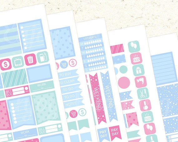 May Printable Planner Stickers Printable Stickers May stickers