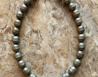 Brass Beaded Necklace