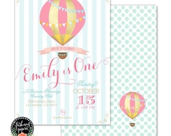 Hot Air Balloon Invitations Free 10