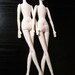 SET of TWO Blank Doll BODIES 17" for crafting - handmade doll- PreSewn and Stuffed Blank Doll Body - premade doll- cloth doll body