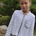 PATTERN Japanese Garden Hand Knitted Jacket Knit Pattern with Crochet Details in PDF eBook