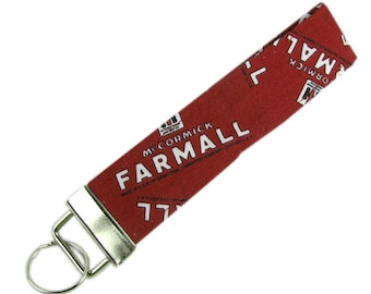 Personalized Key Chain / Key Fob Farmall With Optional Initials