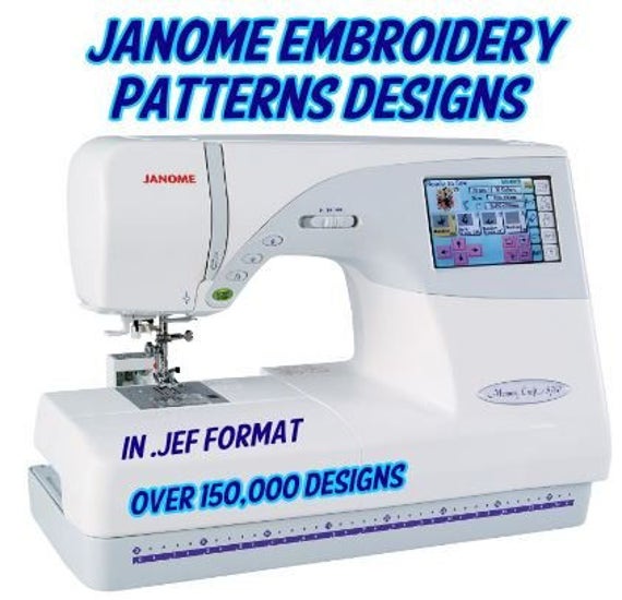 150000 Embroidery Designs in JEF Format